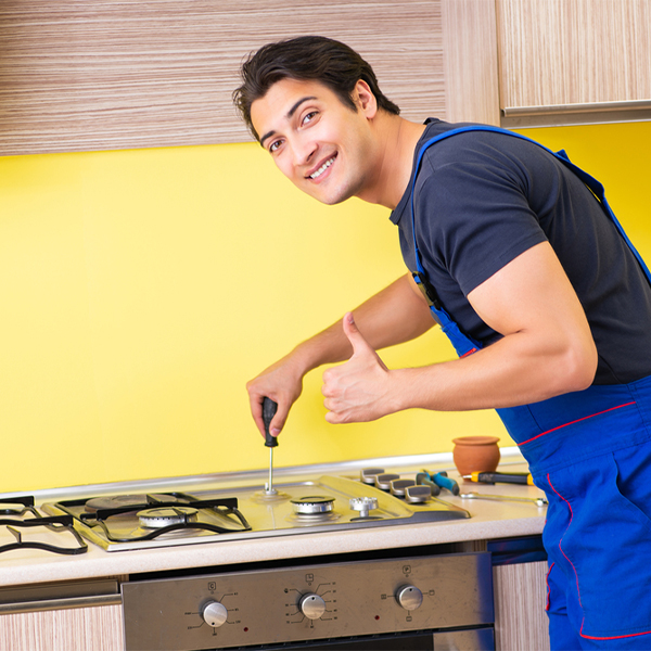 can you provide references from satisfied stove repair customers in Scottsville KS